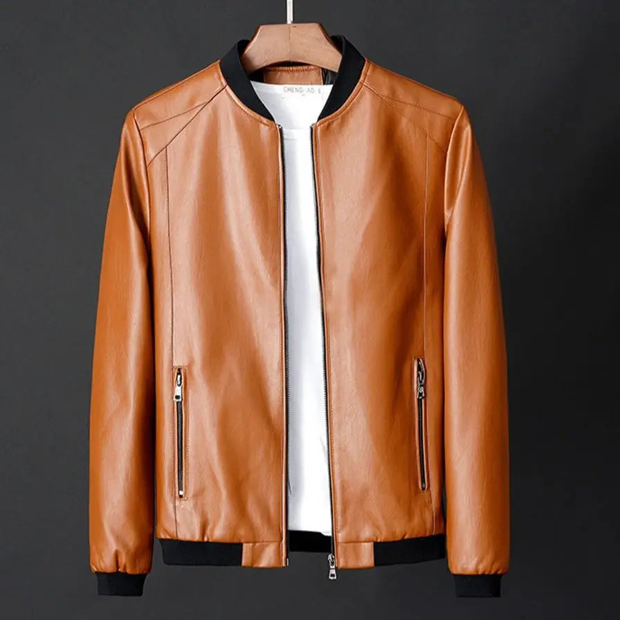 Stockholm Retro Leather Jacket