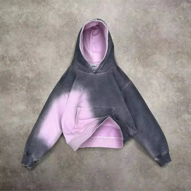 Gothic Hip Hop Gradient Pullover