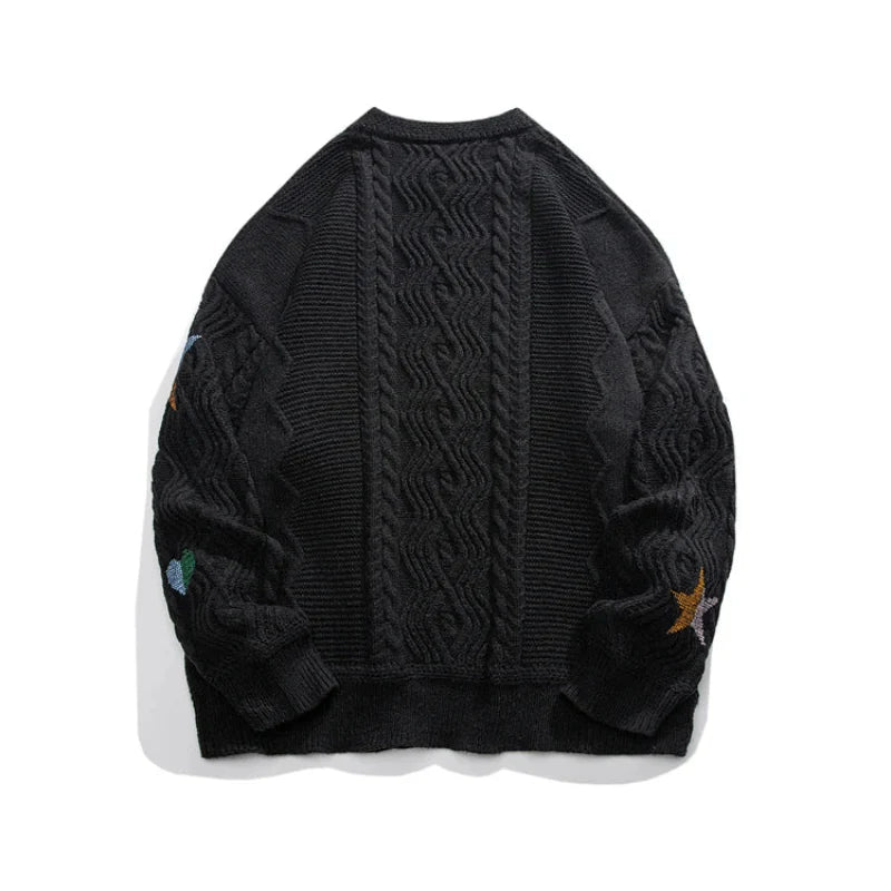 Astral Projection Embroidered Sweater