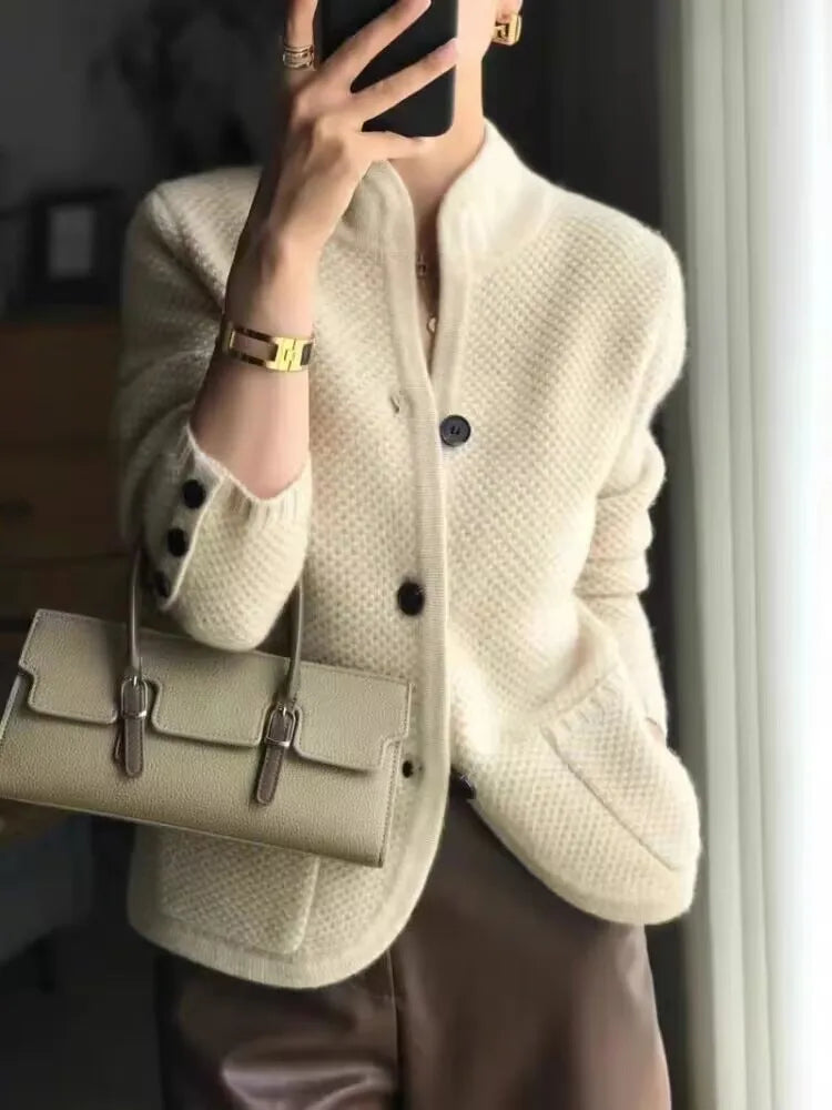 Grace Half-Neck Cardigan