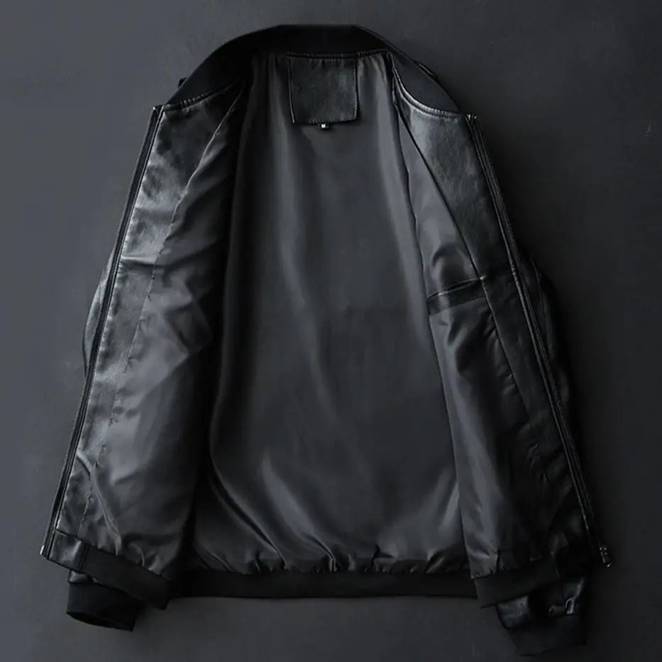 Stockholm Retro Leather Jacket