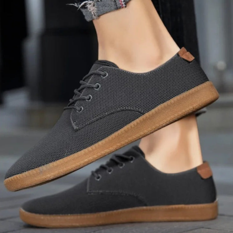 Cody Laced Slip-On Canvas Shoes