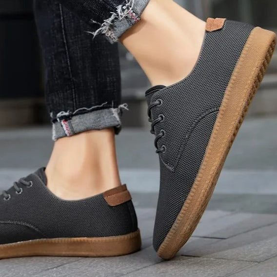 Cody Laced Slip-On Canvas Shoes