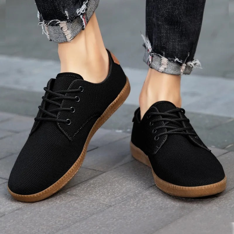 Cody Laced Slip-On Canvas Shoes