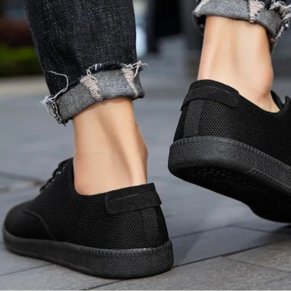 Cody Laced Slip-On Canvas Shoes
