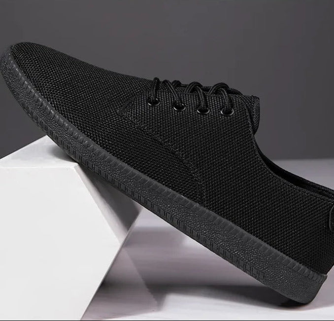 Cody Laced Slip-On Canvas Shoes