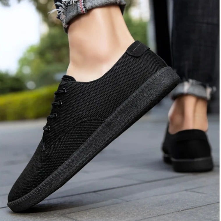 Cody Laced Slip-On Canvas Shoes