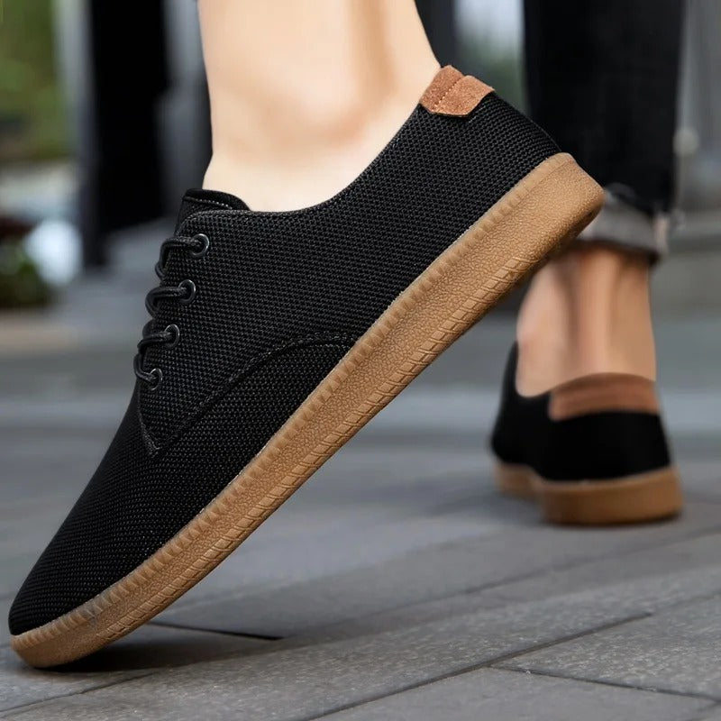 Cody Laced Slip-On Canvas Shoes