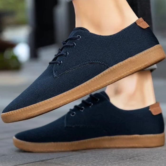 Cody Laced Slip-On Canvas Shoes