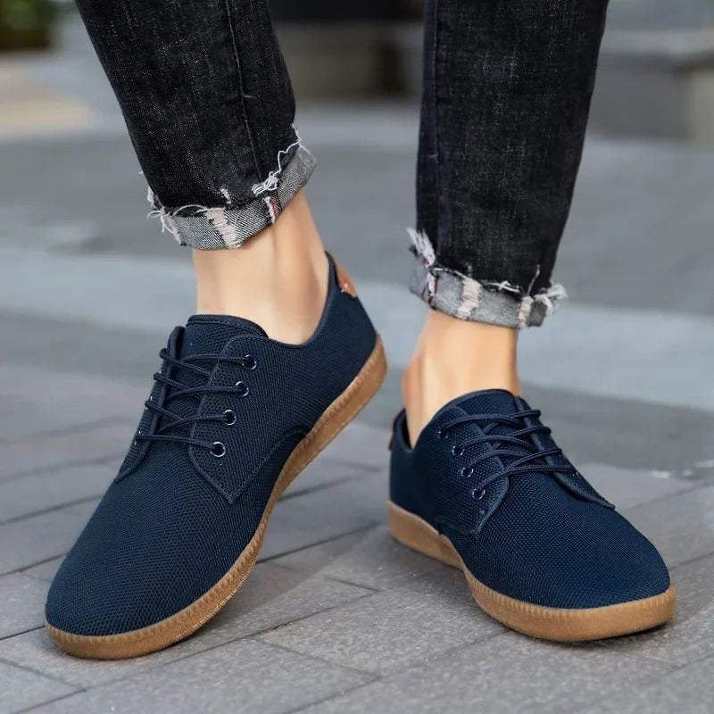 Cody Laced Slip-On Canvas Shoes