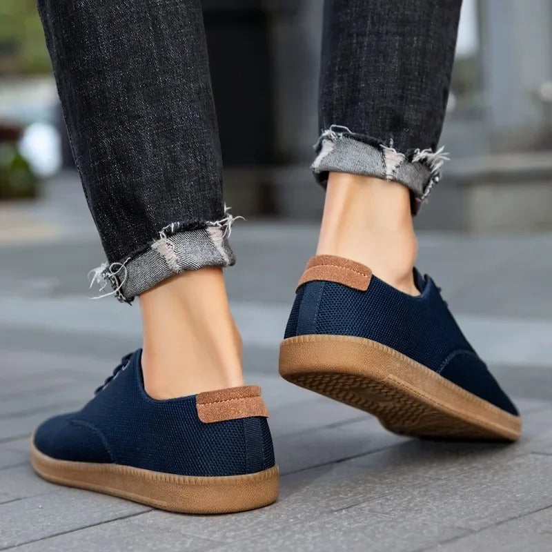 Cody Laced Slip-On Canvas Shoes