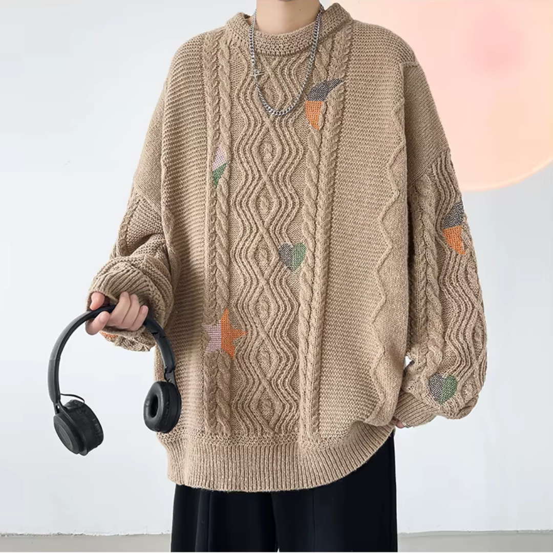 Astral Projection Embroidered Sweater