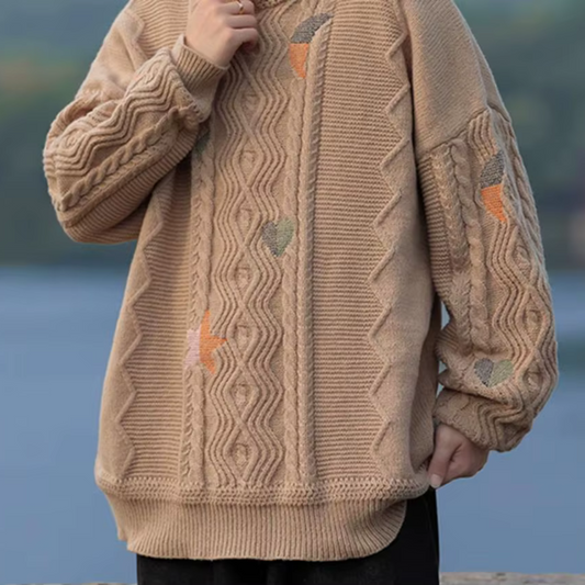 Astral Projection Embroidered Sweater