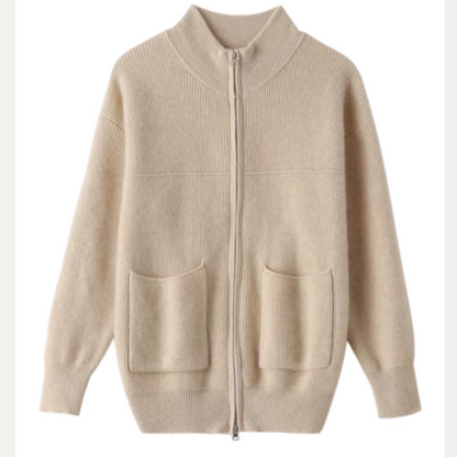 Catherine 100% Merino Zip Up