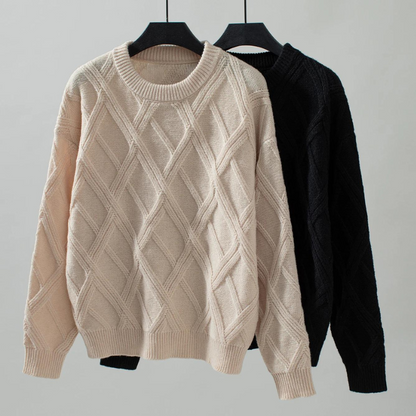 Diana Diamond Knit Sweater