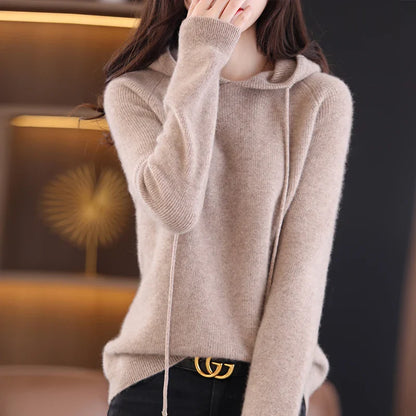 Fiona 100% Merino Wool Hoodie
