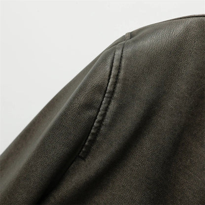 Cityscape Leather Jacket