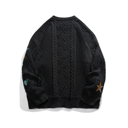 Astral Projection Embroidered Sweater