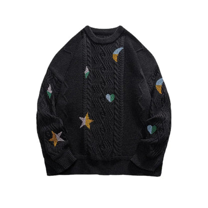 Astral Projection Embroidered Sweater