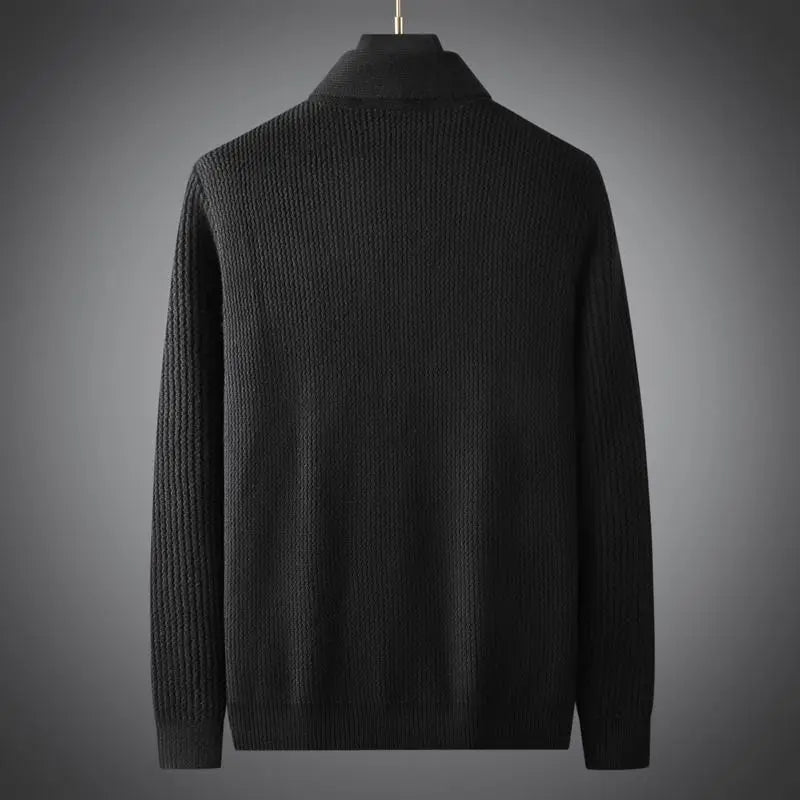 Merinowöl Men's V-Neck Knitted Cardigan
