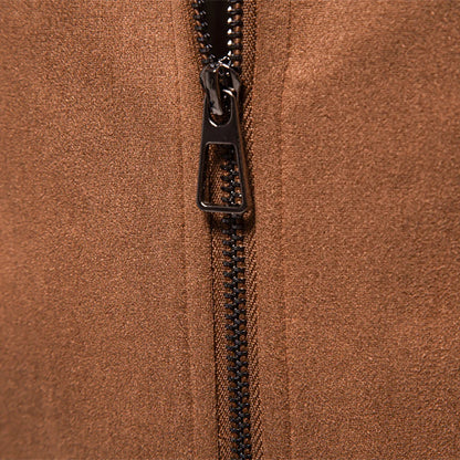 Hudson Suede Trucker Jacket