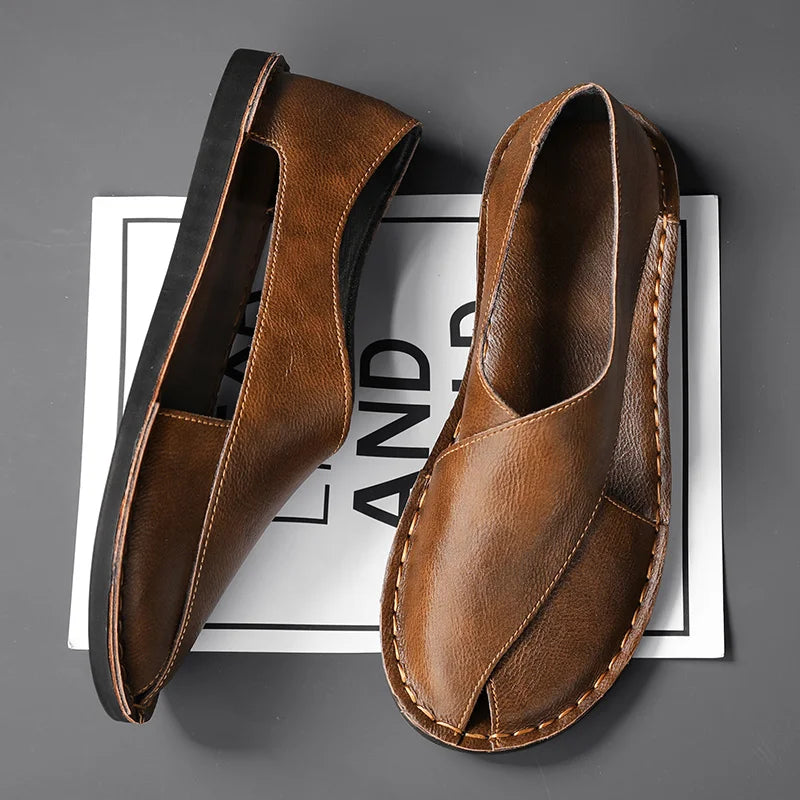 Nomad Calfskin Crossover Sandal