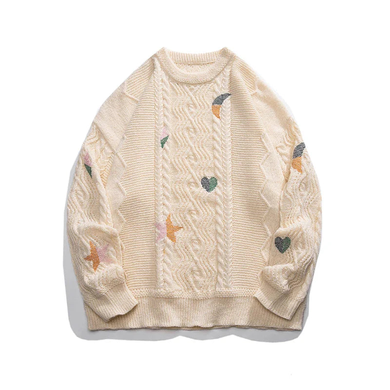 Astral Projection Embroidered Sweater