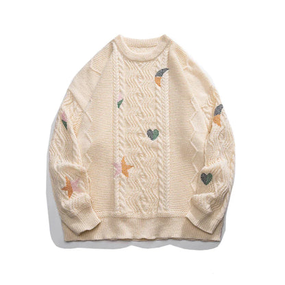 Astral Projection Embroidered Sweater