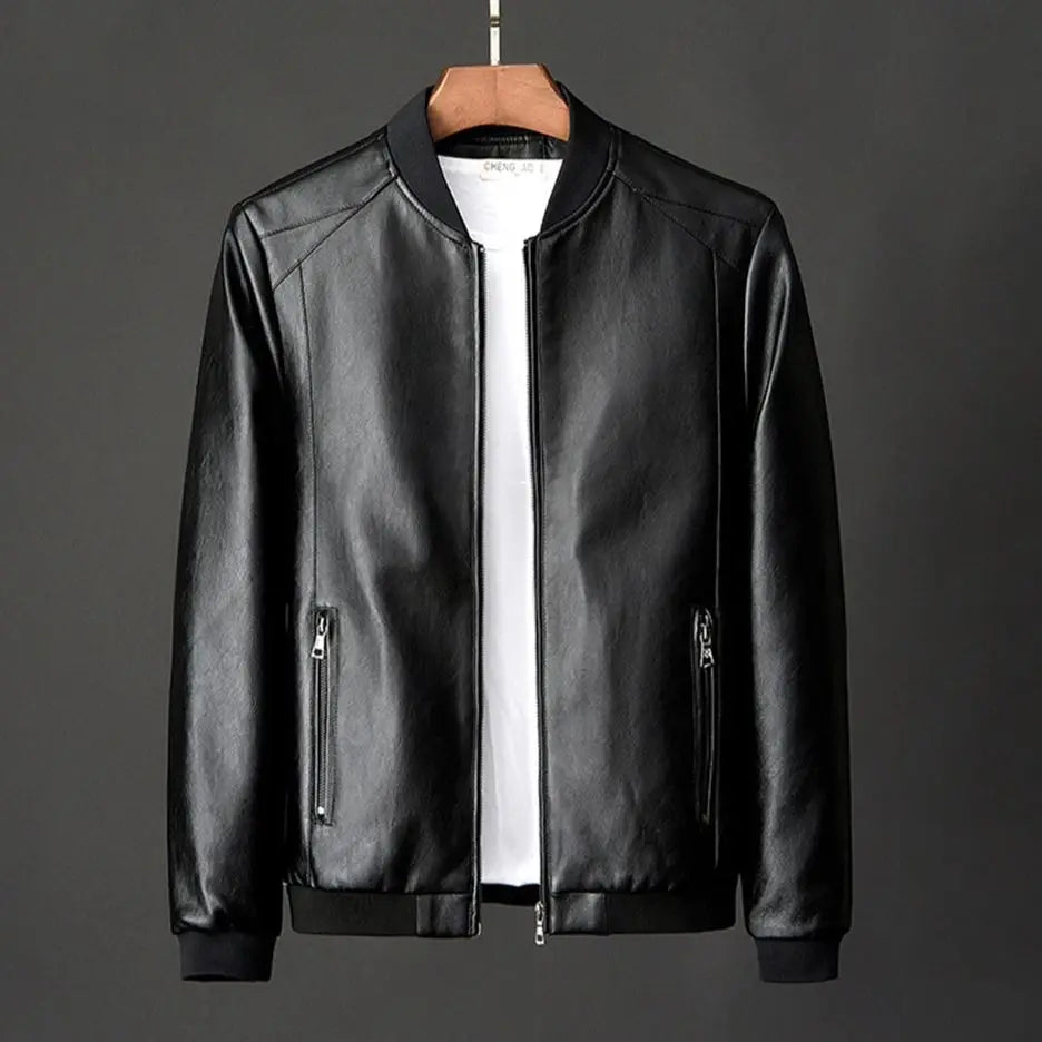 Stockholm Retro Leather Jacket