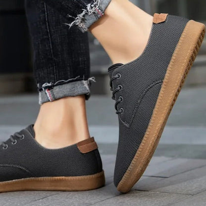 Cody Laced Slip-On Canvas Shoes
